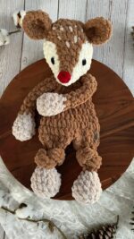 Handmade 12-Inch Baby Rudolph - Image 2