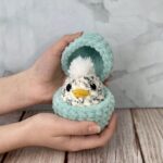 Handmade Crochet Hatching Chick - Image 3