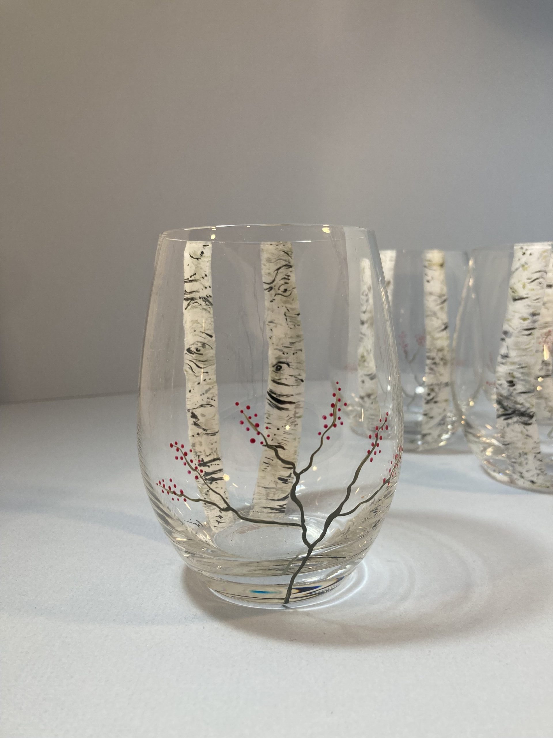 IMG_9955 Birch Tree Wine Glasses - Image 1