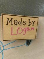 “Look What I Made” Engraved Magnet - Image 4