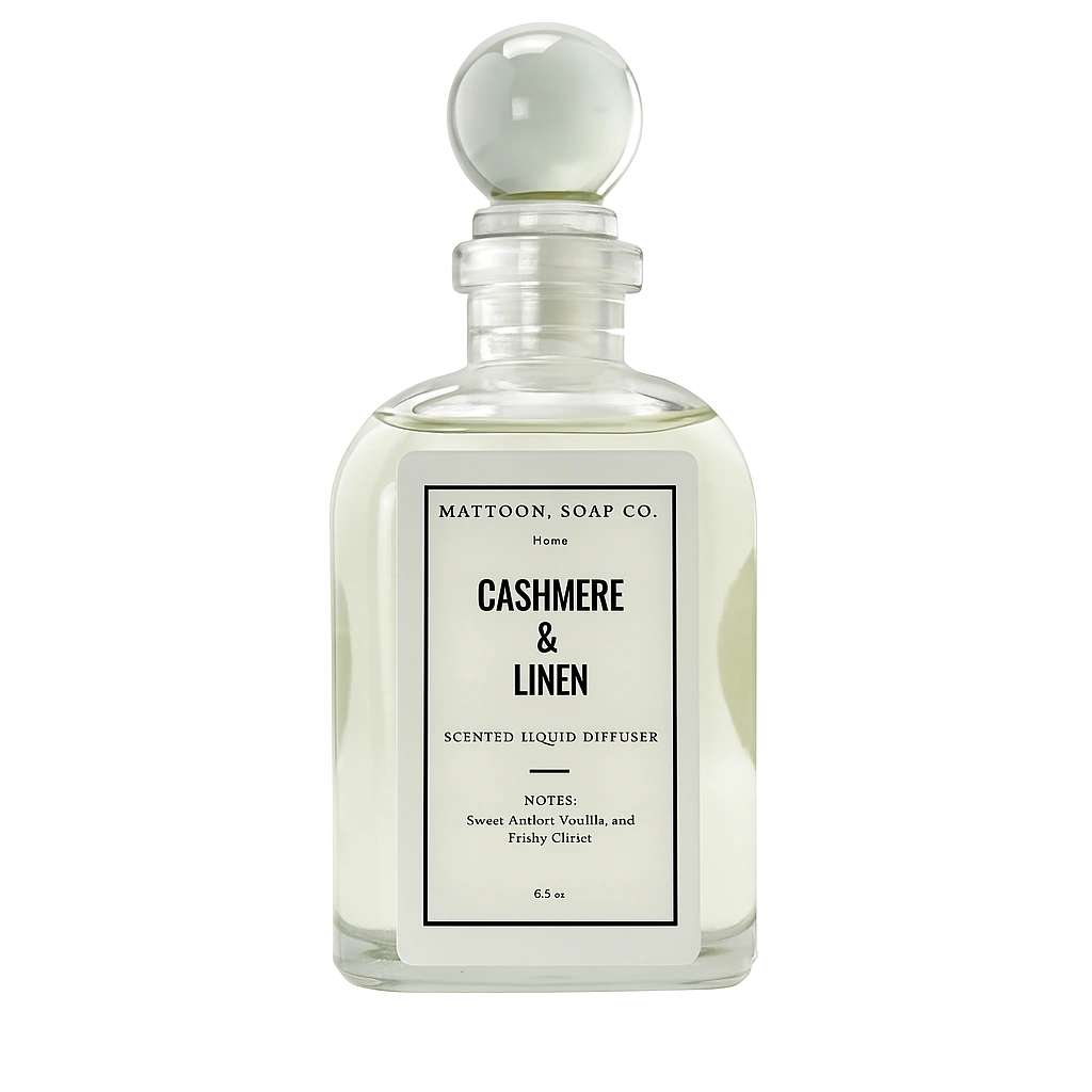 image (1) Cashmere & Linen Liquid Diffuser - Image 1