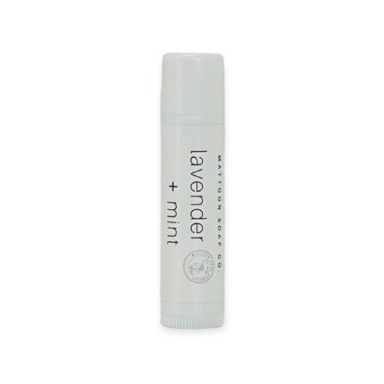 tube of lavender and mint lip balm