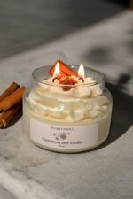 Cinnamon Vanilla Whipped Candle – Cozy Cinnamon Scented Candle for Gifts & Home Decor - Image 2