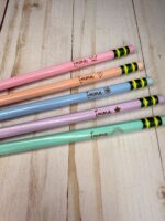 Personalized Engraved Ticonderoga Pencils – Neon, Pastel, or Classic Yellow - Image 3
