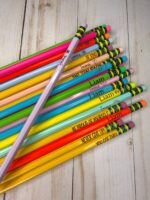Personalized Engraved Ticonderoga Pencils – Neon, Pastel, or Classic Yellow - Image 2