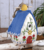 Fair Trade Fairyhouse Themed Felt Birdhouses - Image 6