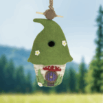 Fair Trade Fairyhouse Themed Felt Birdhouses - Image 3