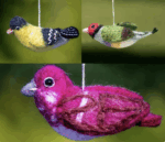 Hand Felted Bird Ornament - Image 4