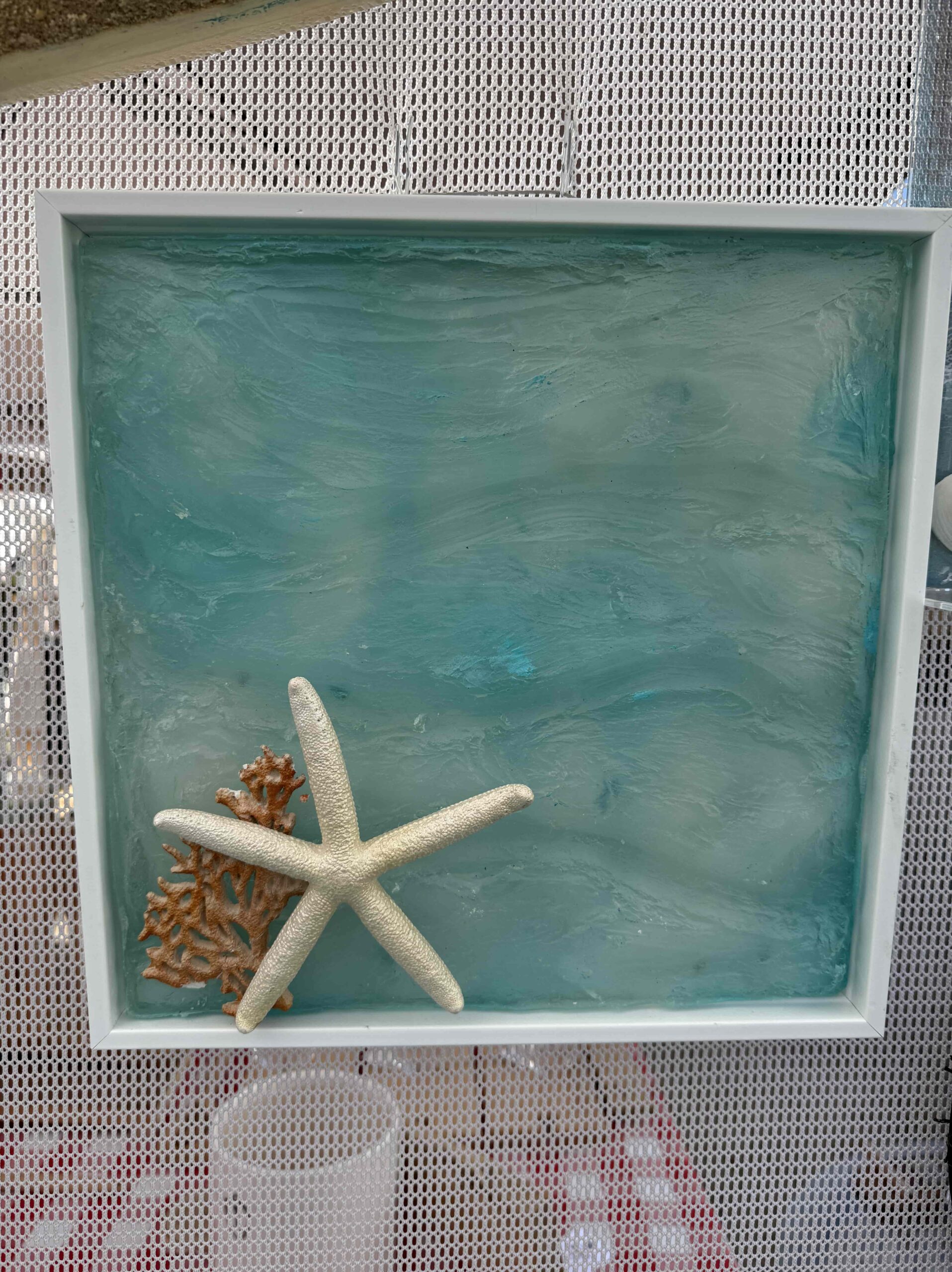 IMG_2443-min Ocean Depths Resin Artwork - Ocean-Inspired Wall Art - Image 1