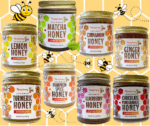 HoneyGramz Creamed Honey 6 oz