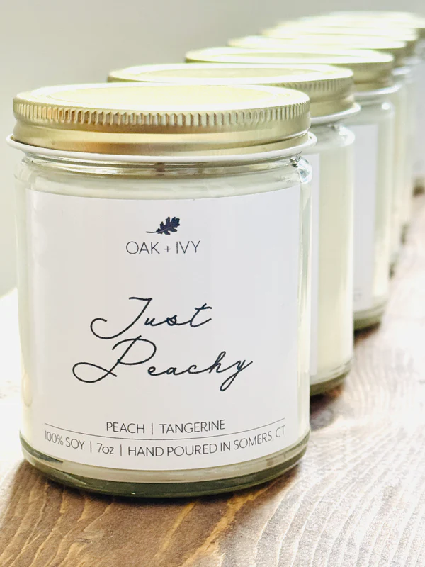 just peachy again Hand-Poured Soy Candle - Image 1